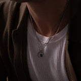 MIDNIGHT GEMSTONE CHAIN | Silver