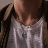 WHITE GEMSTONE CHAIN | Silver