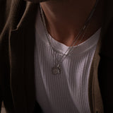 WHITE GEMSTONE CHAIN | Silver