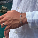 WHITE CLOVER BRACELET | Silver