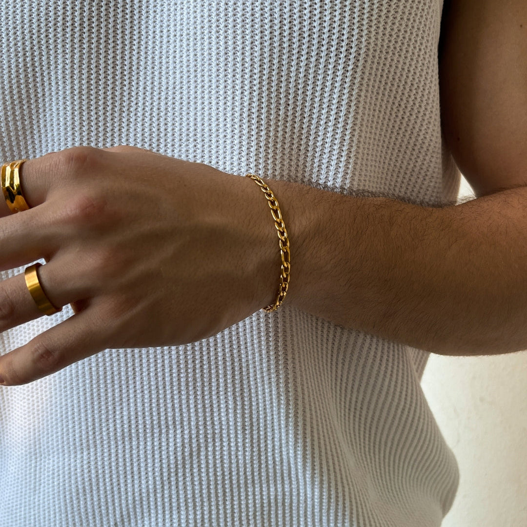FIGARO BRACELET 5MM | 18K Gold