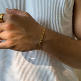 FIGARO BRACELET 5MM | 18K Gold