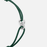 GREEN UNITY BRACELET | Silver