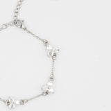 WHITE CLOVER BRACELET | Silver