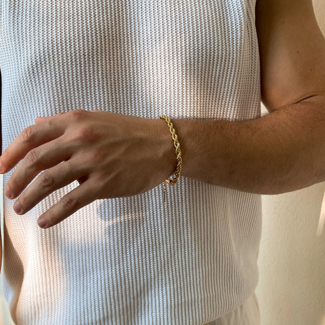 ROPE BRACELET 5MM | 18K Gold