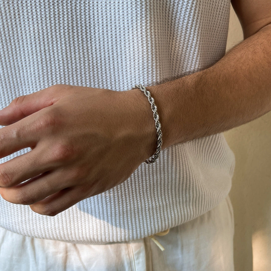 ROPE BRACELET 5MM | Silver