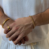 WHEAT BRACELET 5MM | 18K Gold