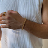 WHEAT BRACELET 5MM | 18K Gold