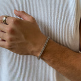 WHEAT BRACELET 5MM | Silver