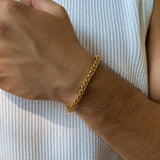 WHEAT BRACELET 5MM | 18K Gold