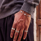 WHITE CLOVER BRACELET | Silver