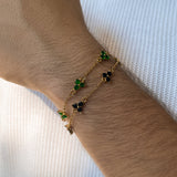 MIDNIGHT CLOVER BRACELET | 18K Gold