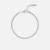 ROPE BRACELET 3MM | Silver