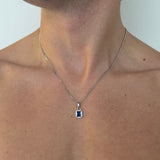 OCEAN GEMSTONE CHAIN | Silver