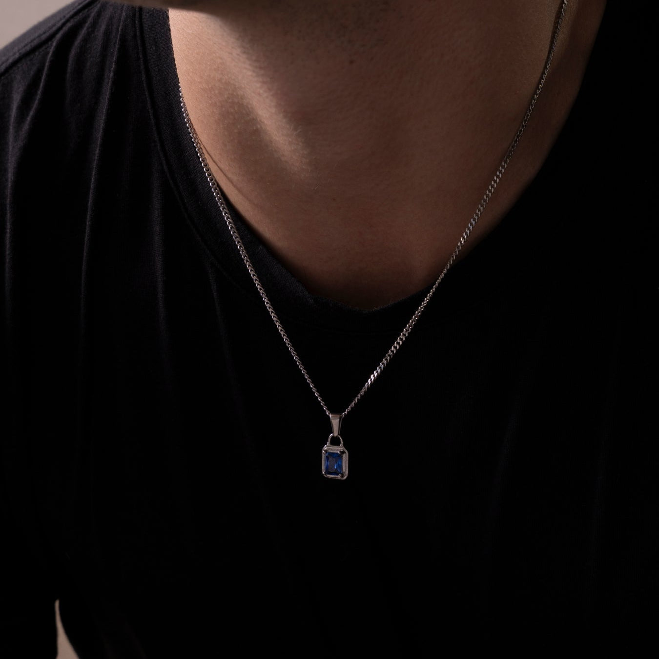OCEAN GEMSTONE CHAIN | Silver