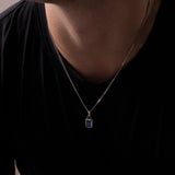 OCEAN GEMSTONE CHAIN | Silver