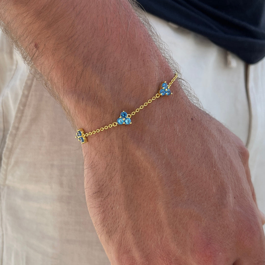 OCEAN CLOVER BRACELET | 18K Gold