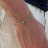 OCEAN CLOVER BRACELET | 18K Gold