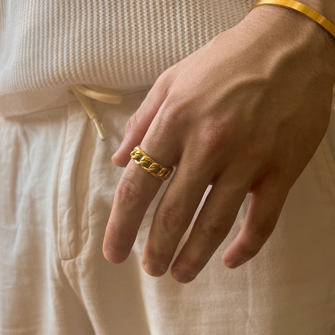 CUBAN RING | 18K Gold