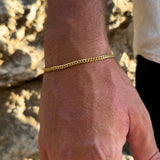 CUBAN BRACELET 3MM | 18K Gold
