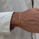 CUBAN BRACELET 3MM | 18K Gold