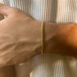 WHEAT BRACELET 3MM | 18K Gold