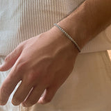 WHEAT BRACELET 3MM | Silver
