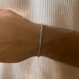 WHEAT BRACELET 3MM | Silver