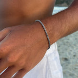 ROPE BRACELET 3MM | Silver