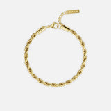 ROPE BRACELET 5MM | 18K Gold
