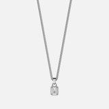 WHITE GEMSTONE CHAIN | Silver