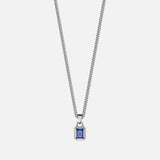 OCEAN GEMSTONE CHAIN | Silver