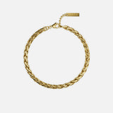 WHEAT BRACELET 5MM | 18K Gold