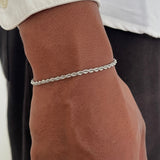 ROPE BRACELET 3MM | Silver