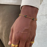 MIDNIGHT CLOVER BRACELET | 18K Gold