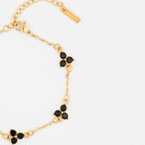 MIDNIGHT CLOVER BRACELET | 18K Gold