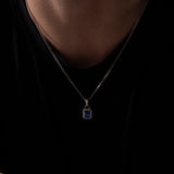 OCEAN GEMSTONE CHAIN | Silver
