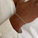 ROPE BRACELET 3MM | Silver