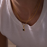 MIDNIGHT GEMSTONE CHAIN | 18K Gold