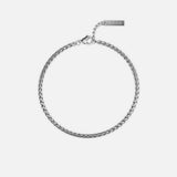WHEAT BRACELET 3MM | Silver