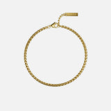 WHEAT BRACELET 3MM | 18K Gold