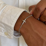 CROSS BRACELET | Silver
