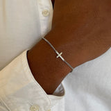 CROSS BRACELET | Silver
