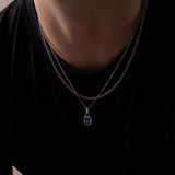 OCEAN GEMSTONE CHAIN | Silver