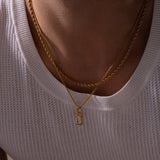 WHITE GEMSTONE CHAIN | 18K Gold