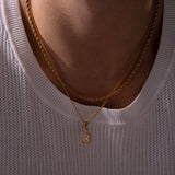 WHITE GEMSTONE CHAIN | 18K Gold