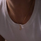 WHITE GEMSTONE CHAIN | 18K Gold