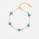 OCEAN CLOVER BRACELET | 18K Gold