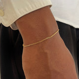 CUBAN BRACELET 1.8MM | 18K Gold