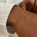 CUBAN BRACELET 1.8MM | 18K Gold
